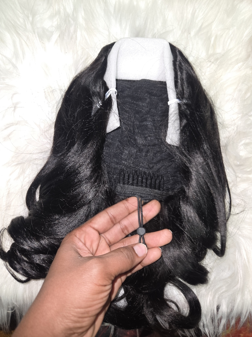 Yaki Loose Body Half Wig with Adjustable Strap 16inch
